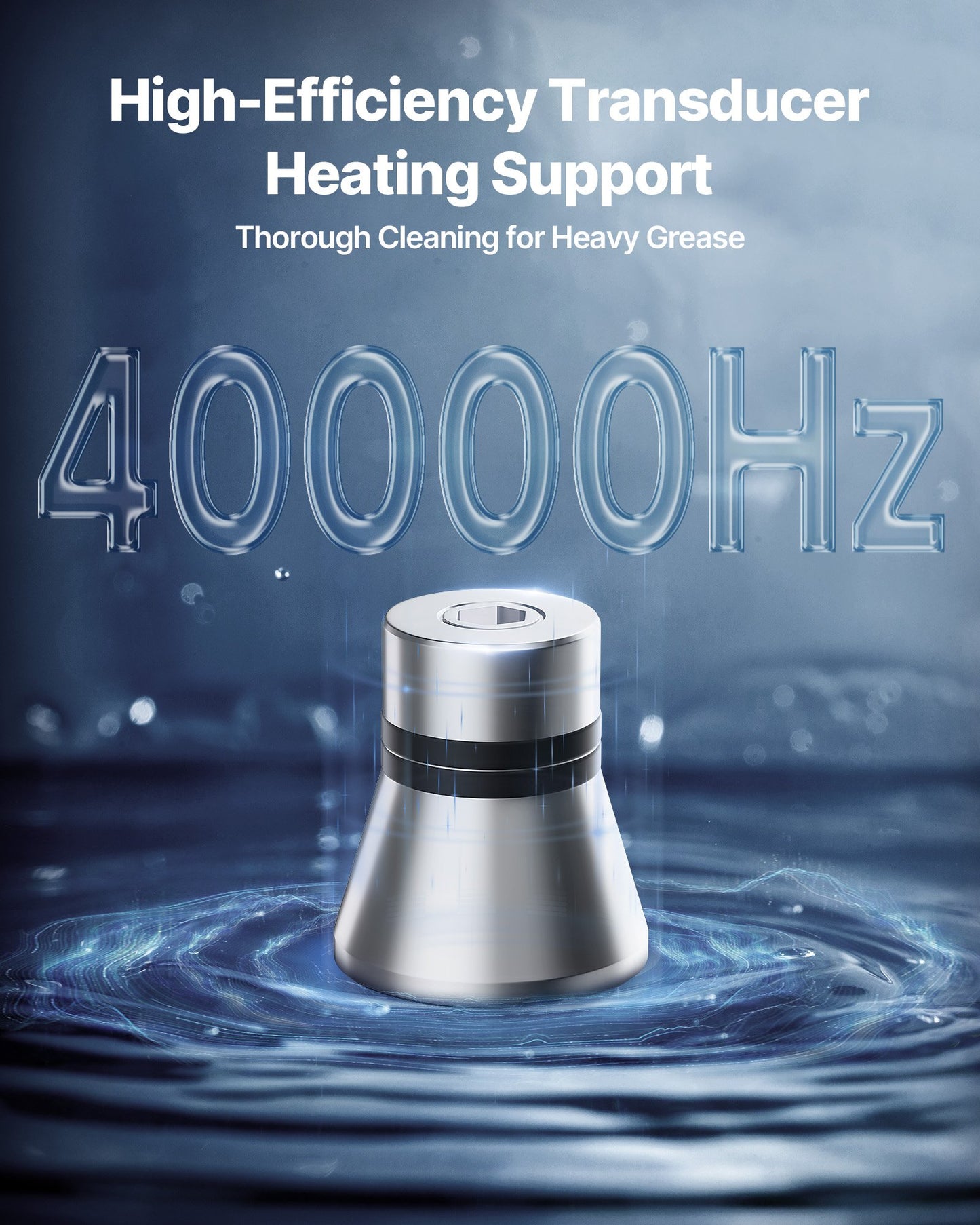 6L Ultrasonic Cleaner, Professional Ultrasonic Cleaner Machine with Knob Control, Stainless Steel Cleaning Machine with Basket and Cleaning Ball, for Watches, Razors, Jewelry, Coins and More