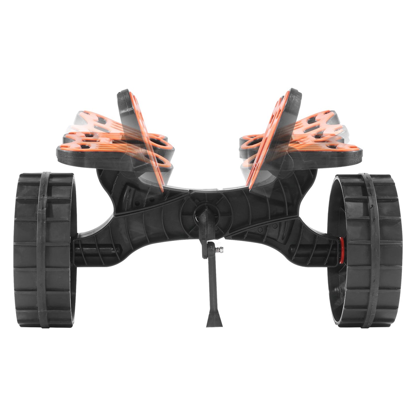 Kayak Cart, 300 lbs Load Capacity, Foldable Kayak Trolley with 10-inch Solid Rubber Tires & 1 Ratchet Strap, Paddle Board Trolley for Carrying Kayaks, Canoes, Paddleboards, Float Mats, Jon Boats