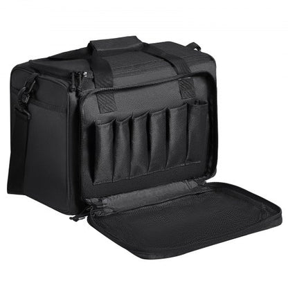 Range Bag for 3 Pistols Tactical Gun Range Bag Single Shoulder Strip Black