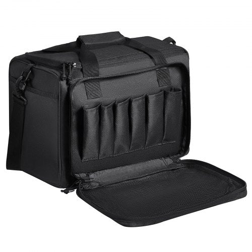 Range Bag for 3 Pistols Tactical Gun Range Bag Single Shoulder Strip Black