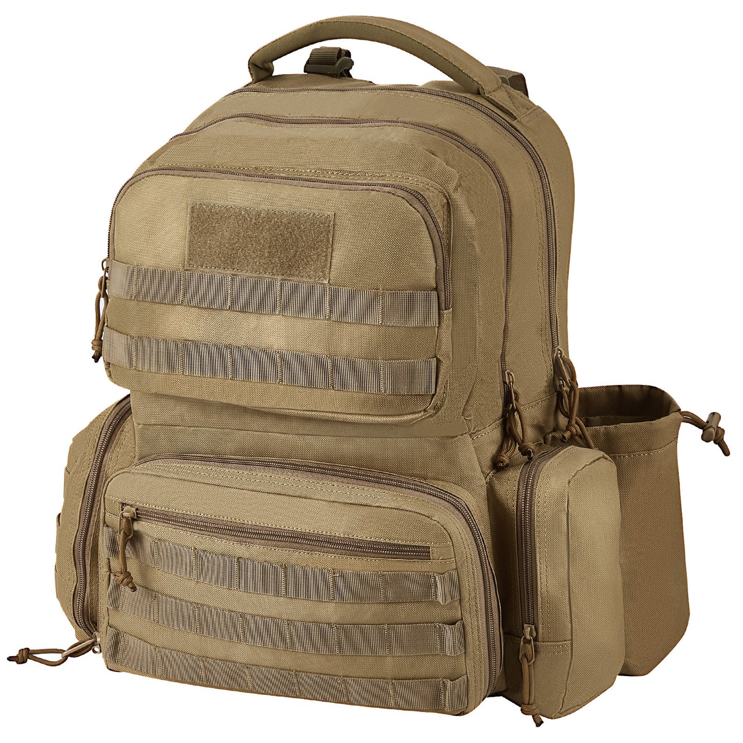 Tactical Range Rucksack für 6 Pistolen Gun Backpack Braun