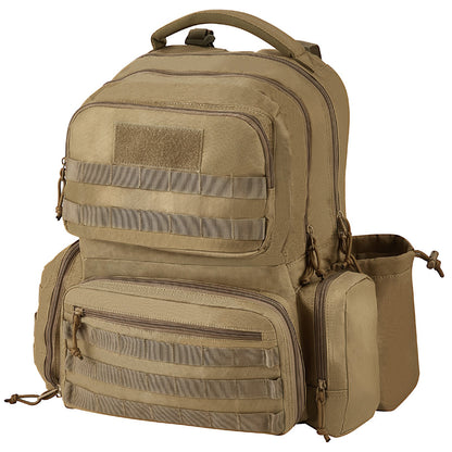 Tactical Range Rucksack für 6 Pistolen Gun Backpack Braun