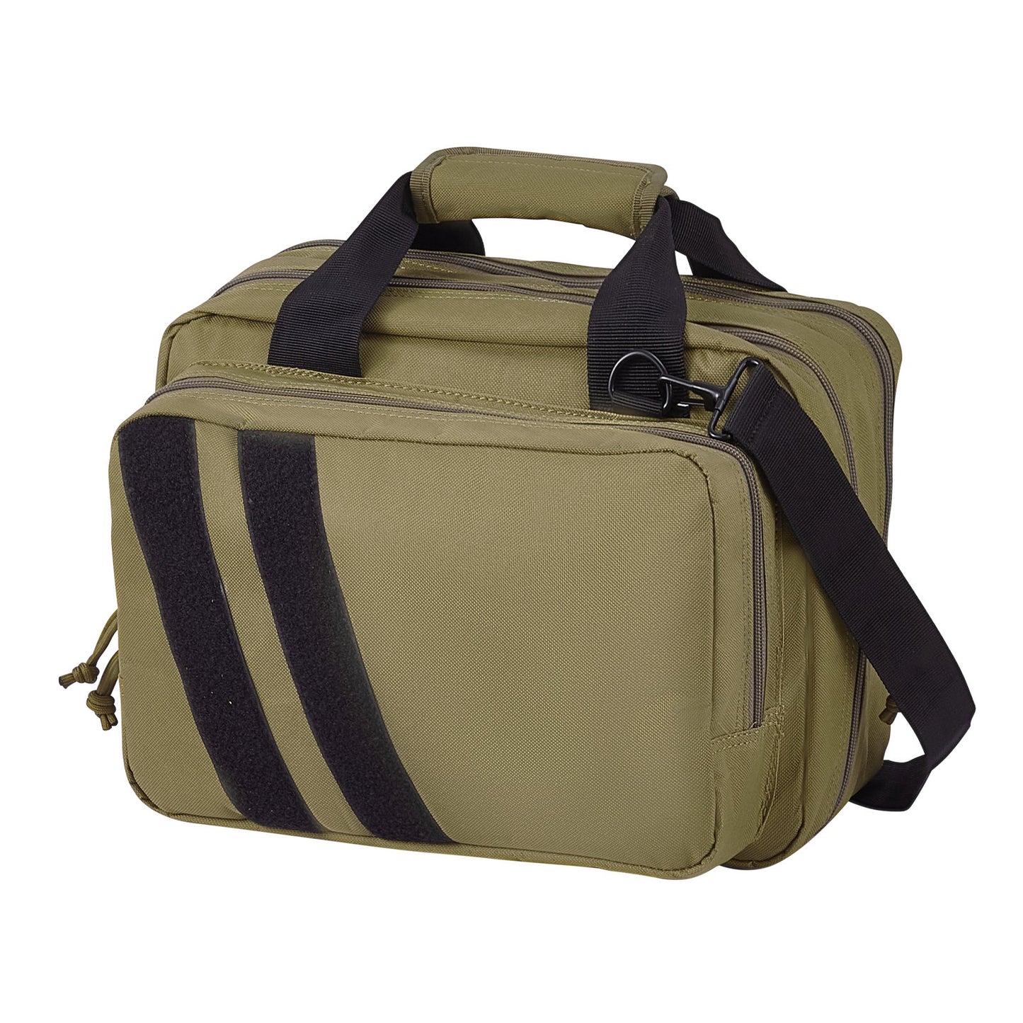 Range Bag für 2 Pistolen Taktische Waffentasche 2 integrierte Pistolentaschen Braun