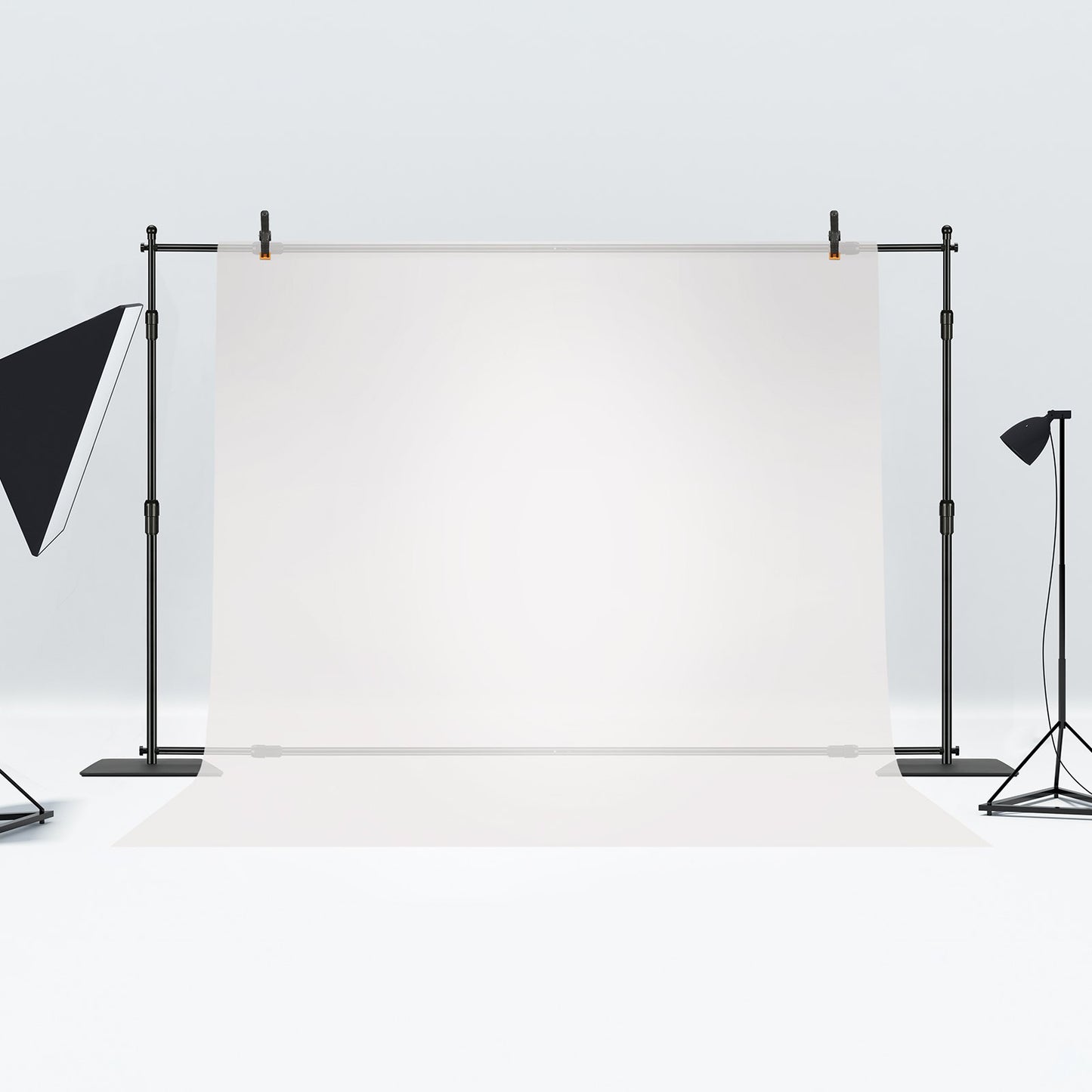 10ft x 10ft Pipe and Drape Kit, Heavy Duty Backdrop Stand with Carbon Steel Base, Adjustable Backdrop Support with 6 Clamps and A Carry Bag for Wedding, Party, Event, Photography, and Exhibition