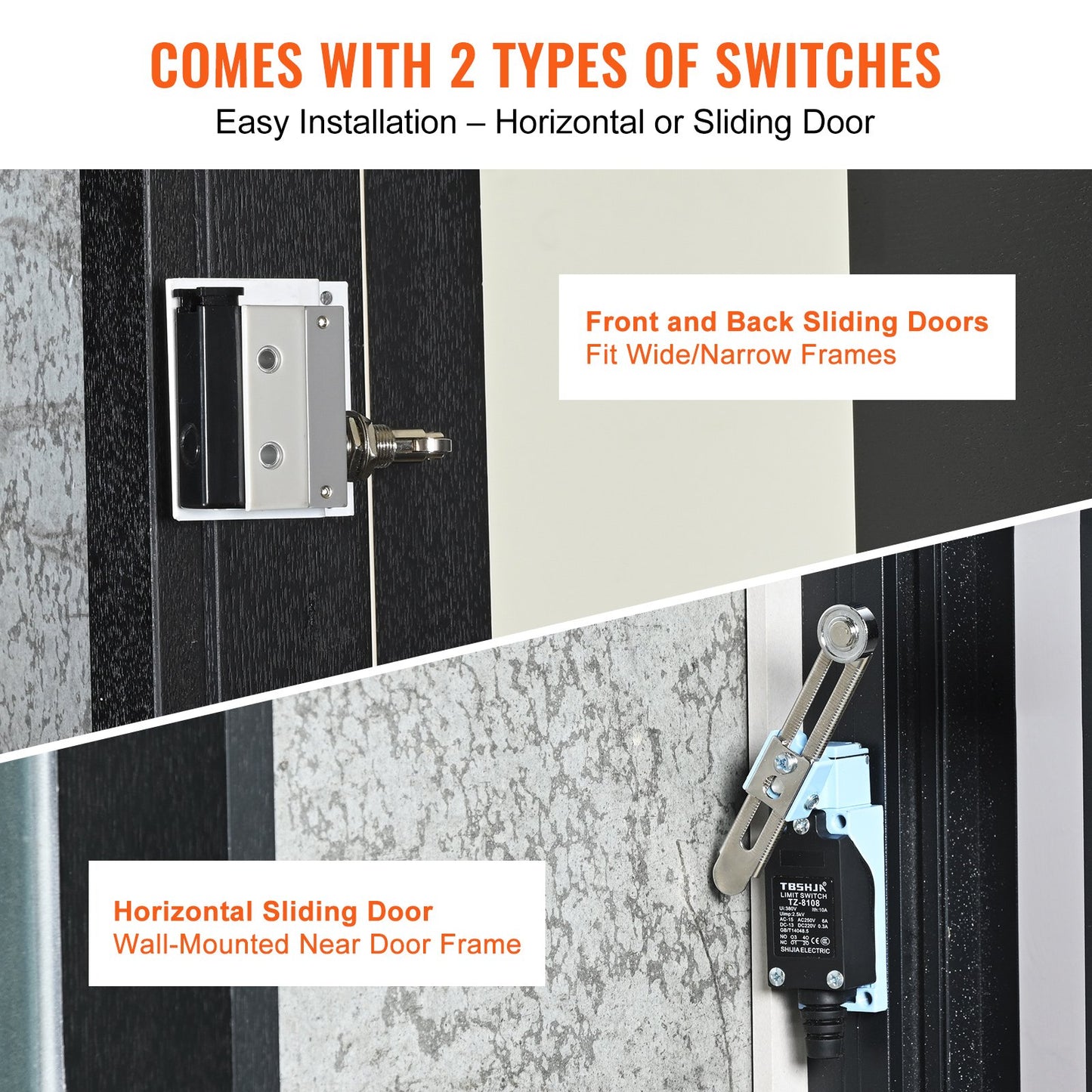 36" Industrial Air Door Blower, Dual-Speed 1200CFM, for Indoor Entryways, Includes Robust Limit Switch, Wall Mount Design, 110V Non-Heated, Simplified Installation