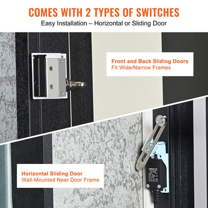 1.2m Commercial Indoor Air Curtain Super Power 2 Speeds 2802m³/h, UL Certified Wall Mounted Air Curtains for Doors, Indoor Over Door Fan with Heavy Duty Limit Switch, Easy Install Unheated