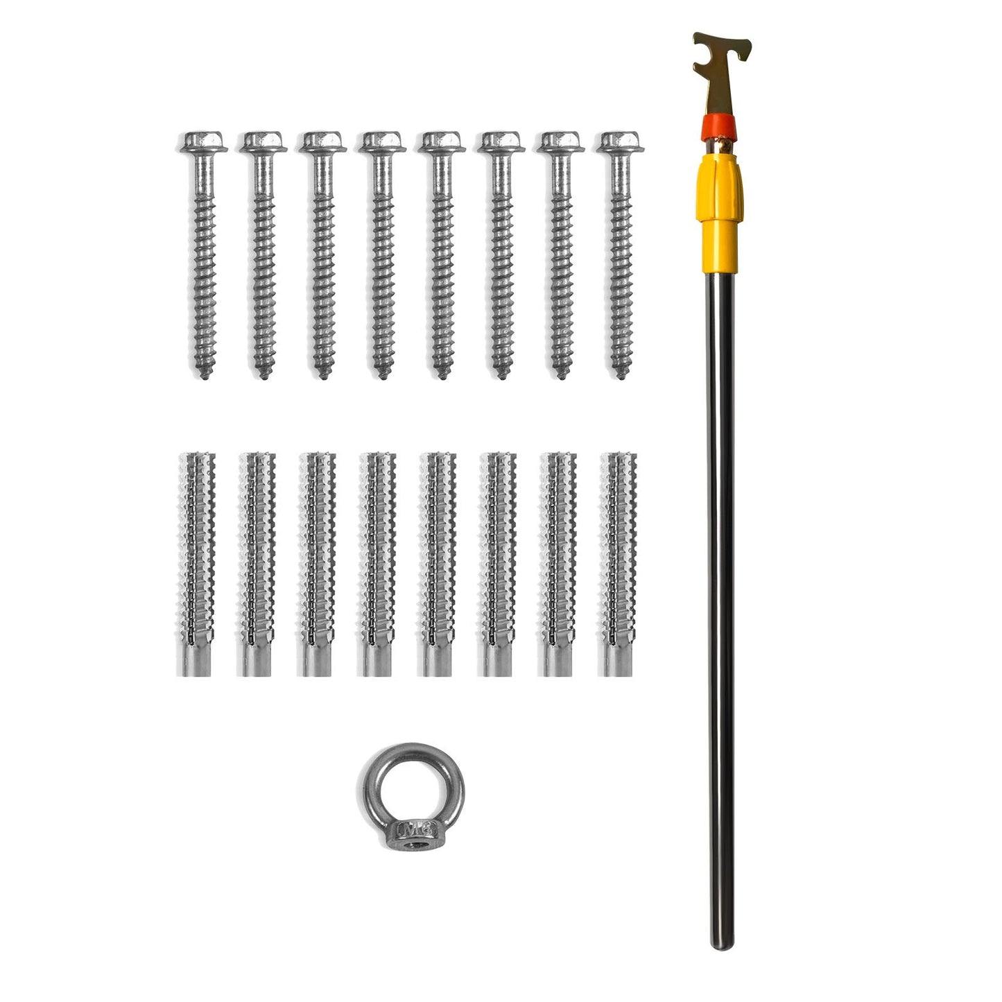 Attic Ladder Telescoping, 350 Pound Capacity, 39.37" x 23.6", Aluminum Multi-Function Extension, Lightweight and Portable, Fits 9.8'-10.5' Ceiling Heights, Convenient Access to Your Attic Space