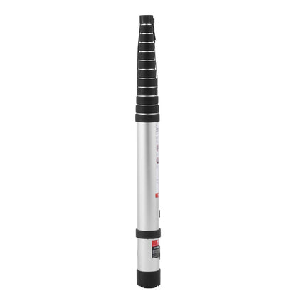 Teleskop-Ausziehleiter, 4,9 m, mit mehreren Knöpfen einziehbar, 170 kg