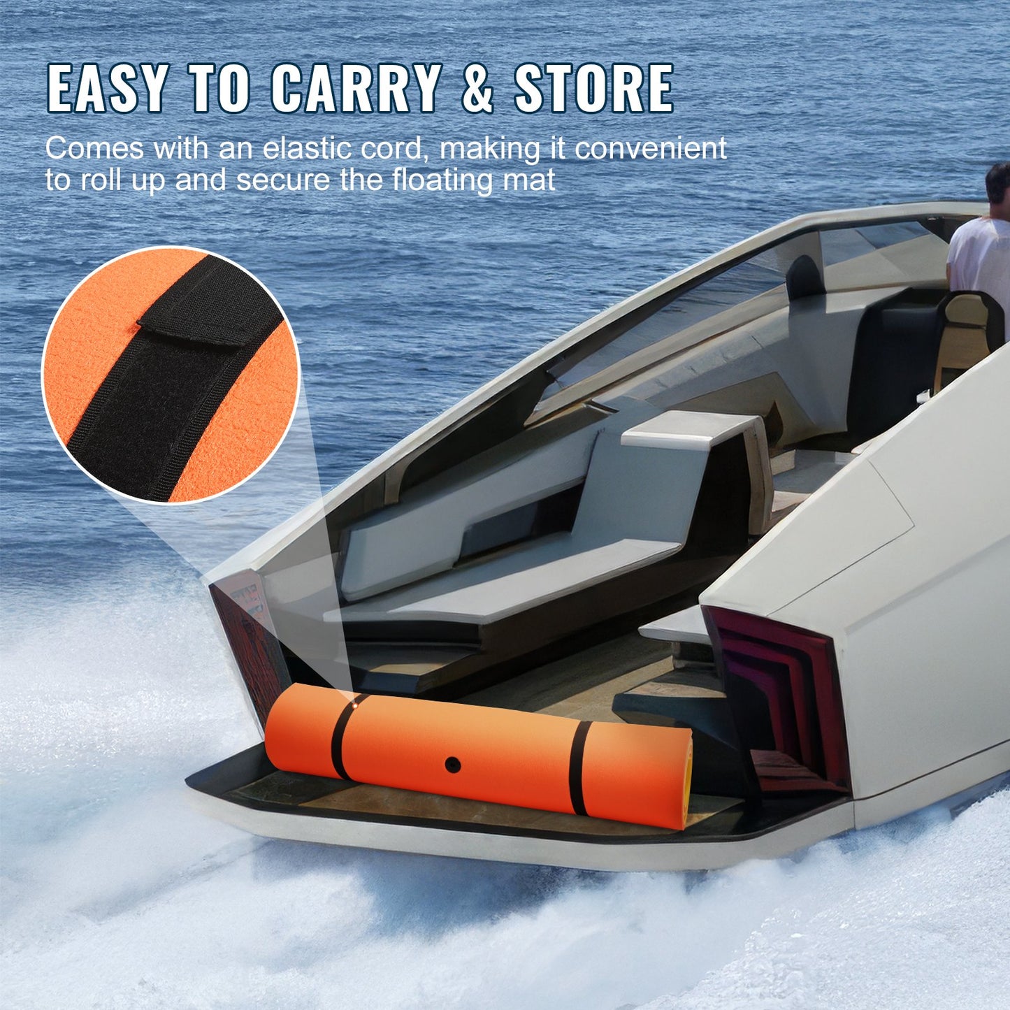 Lily Pad Floating Mat, Large 18x6 FT Floating Water Pad, 3-Layer Floating Dock for Adults Kids, 1.3" Thick Tear-Resistant XPE Foam Raft, Floating Island for Lake, Pool, Ocean, Beach, and Boating