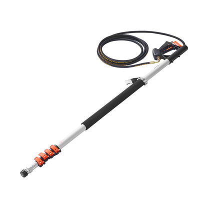 High pressure washer telescopic wand 21 feet brush head telescopic spray wand
