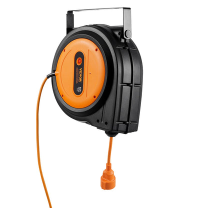 Einziehbare Verlängerungskabeltrommel Netzkabeltrommel 19m 1600W 1m Einführungskabel