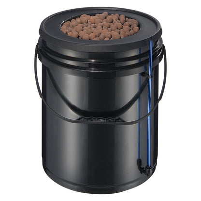 RDWC Hydroponik-System mit Umlauf-Tiefwasserkultur, 4 Eimer à 5 Gallonen