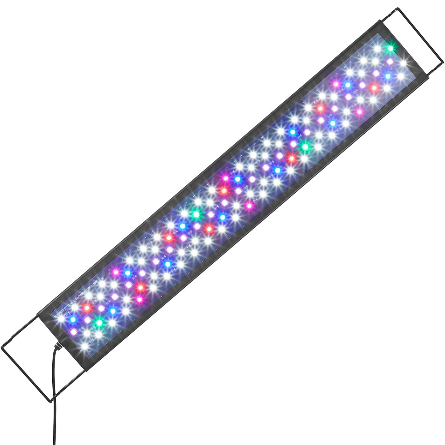 Full Spectrum Aquarium Light & LCD Monitor för 24"-30" sötvattentank 22W