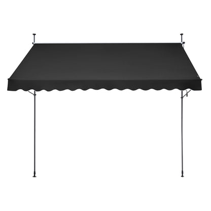 138x47" uteplatsmarkis Infällbar altantak Sunsetter med vev