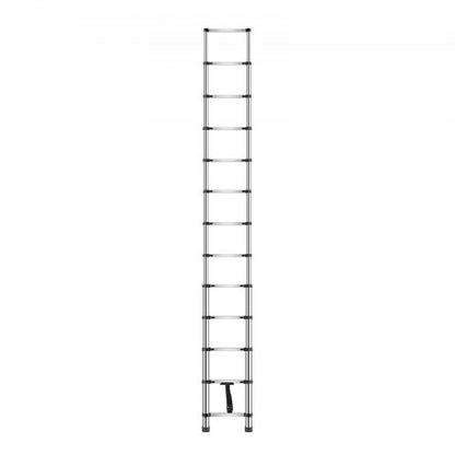 Teleskopleiter, Edelstahl-Ausziehleiter, 12,5 Fuß, tragbare Leitern | EU