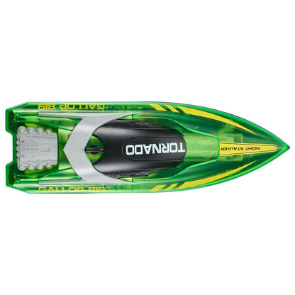 RC Båt 2,4 GHz Fjärrkontroll Racing Båt 12 km/h Barn Vuxna Gift Green