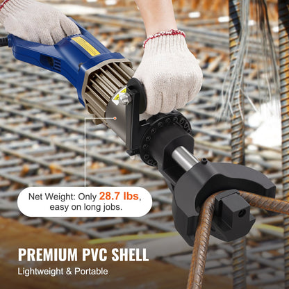 1500 W elektrischer hydraulischer Bewehrungsbieger für 7/8 Zoll #7 (12-22 mm) Bewehrungsstahl