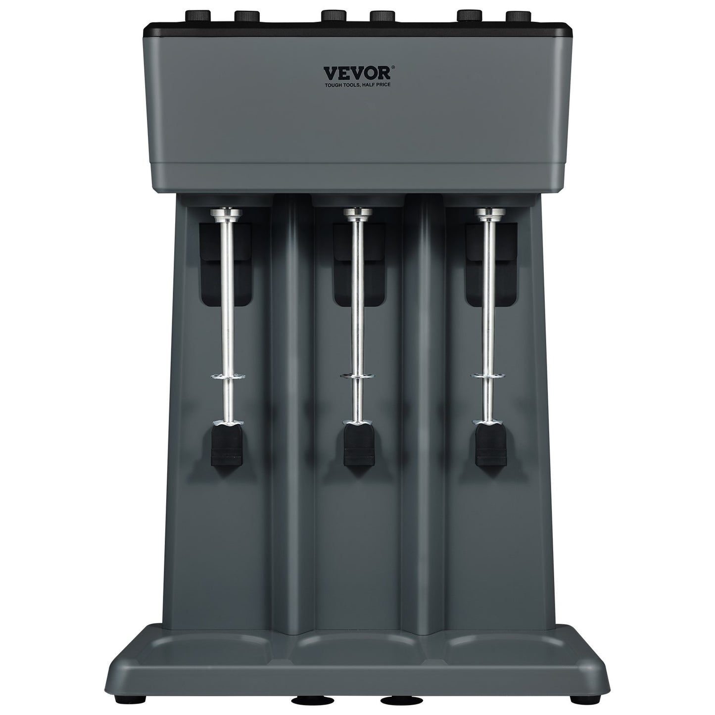 Milkshake Maker, 375W x 3 Electric Milkshake Machine, Triple Heads Drink Mixer Blender Machine, 3-Speed Milkshake Mixer with 3 x 820 ml Stainless Steel Cups, for Commercial and Home