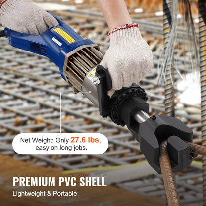 1500W elektrisk hydraulisk armeringsjärnsbockare upp till 3/4 tum #6 (6-20 mm) armeringsjärn