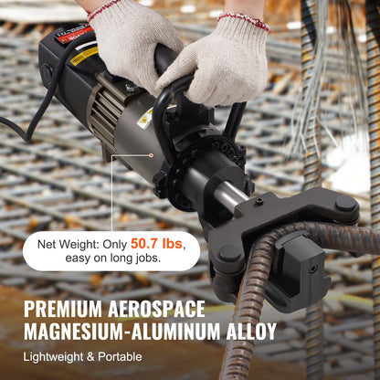 2000W Electric Hydraulic Rebar Bender up to 1.26 inch (20-32 mm) rebar