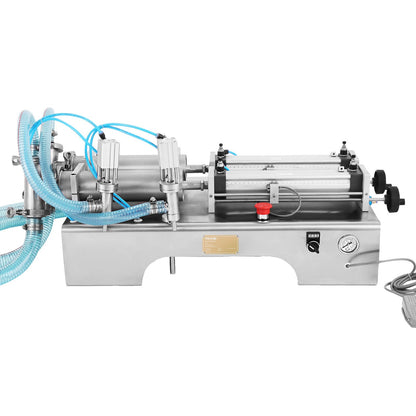 100-1000ml pneumatisk vätskepåfyllningsmaskin Två munstycken Flaskfyllare för vätskejuice Filler för vätska