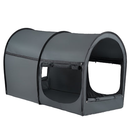 4-door bed tent Breathable tent Light Blackout with 0.28 in fiber poles