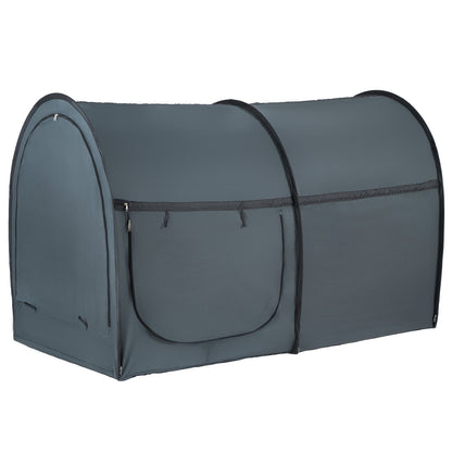 4-door bed tent Breathable tent Light Blackout with 0.28 in fiber poles