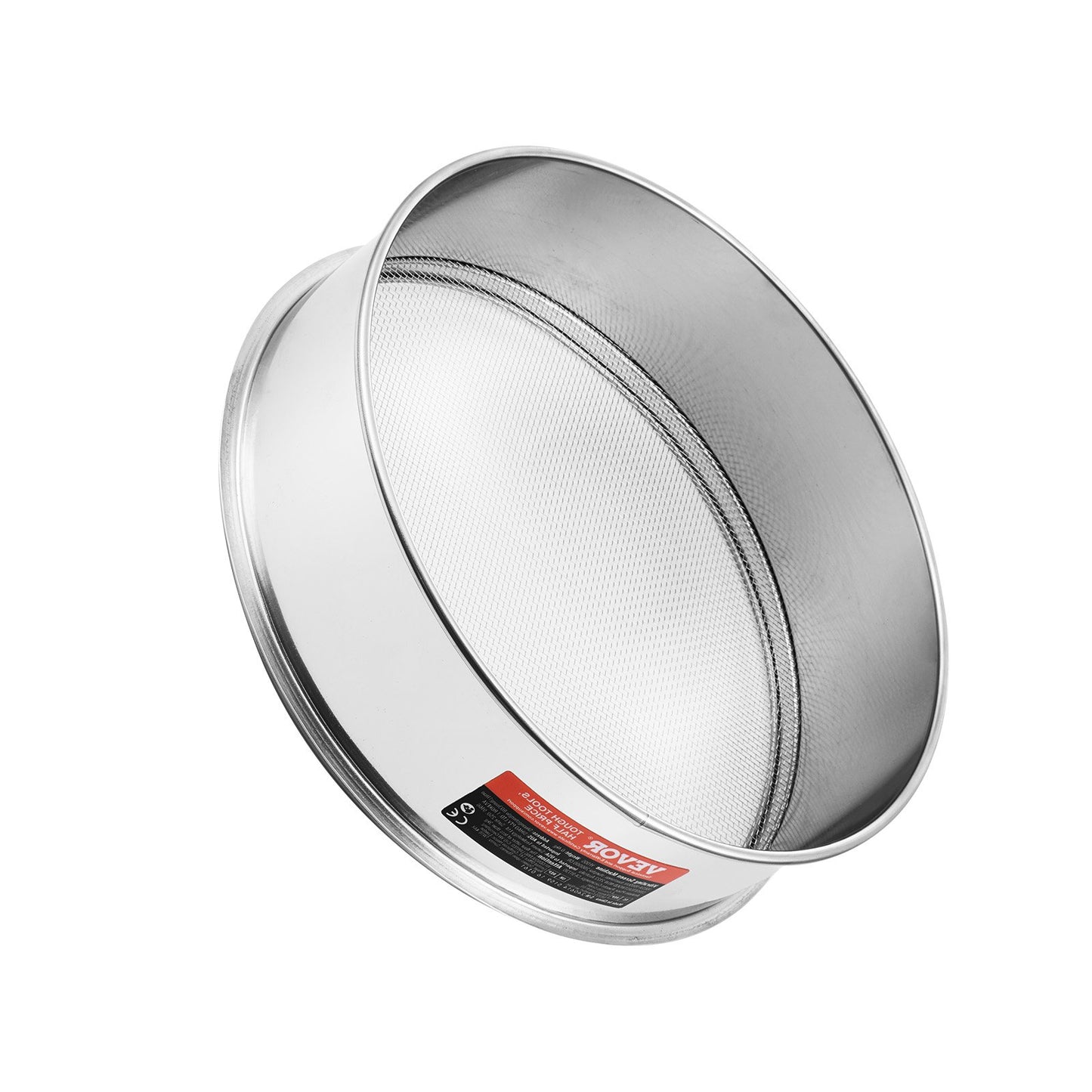 Mjölsikt Finmaskigt Rostfritt stål 10 Mesh Mjölsikt för att baka tårtor