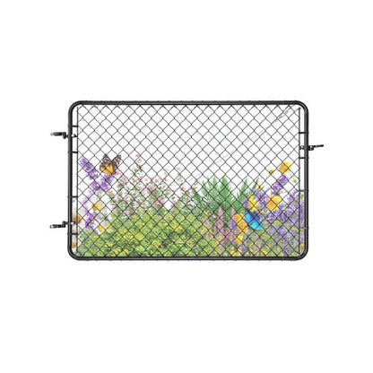 Chain Link Fence Gate Fits 2.2-6 ft x 6 ft Garden Gate Posts Not Included | EU
