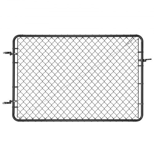 Chain Link Fence Gate Fits 2.2-6 ft x 6 ft Garden Gate Posts Not Included | EU