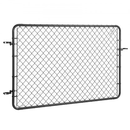 Chain Link Fence Gate Fits 2.2-6 ft x 6 ft Garden Gate Posts Not Included | EU