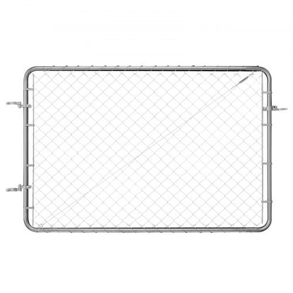 Maschendrahtzauntor, passend für 2,2–6 Fuß x 6 Fuß, Gartentorpfosten nicht im Lieferumfang enthalten | EU