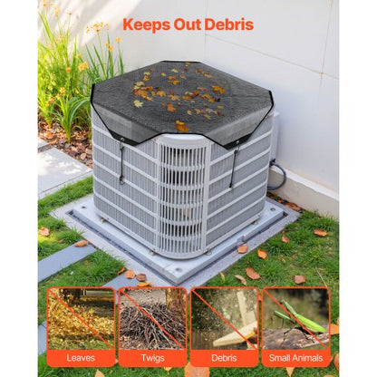 910x910 mm Air Conditioning Cover Mesh Cover Tear Resistant for Outdoor Use | EU