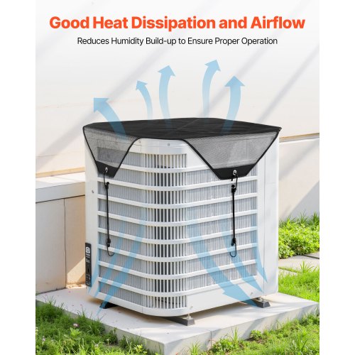 810x810 mm Air Conditioning Cover Mesh Protection Tear Resistant for Outdoor Use | EU