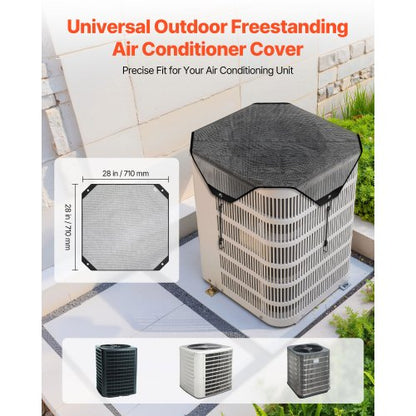 710x710 mm Air Conditioning Cover Mesh Protection Tear Resistant for Outdoor Use | EU