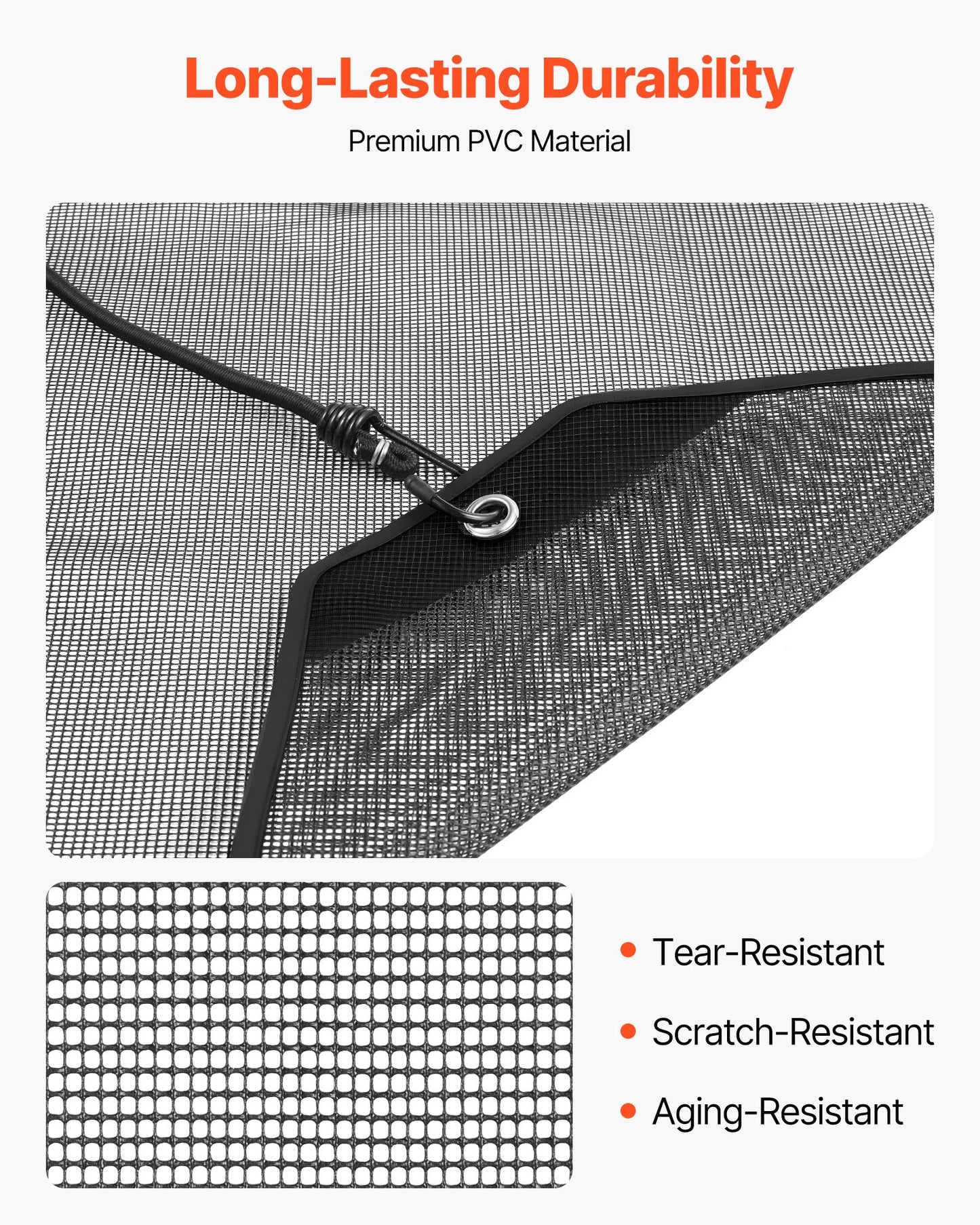 Air Conditioner Cover for Outside Units, 28 x 28 inch Central AC Cover for Air Conditioning Unit, Top Universal Mesh Defender Tear-Resistant Easy Install for Outdoor Outside All Seasons, Black