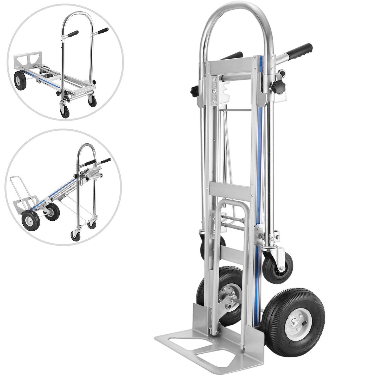 3 in 1 Aluminium Klapp Sackkarre Hand Trolley Warenkorb Auto Heavy Duty Faltbare