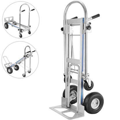 3 in 1 Aluminium Klapp Sackkarre Hand Trolley Warenkorb Auto Heavy Duty Faltbare