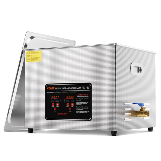 15L Ultrasonic Cleaner with Heating Timer and Digital Sound Machine