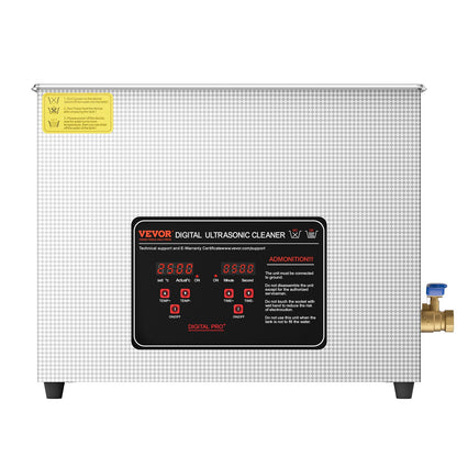 15L Ultrasonic Cleaner with Heating Timer and Digital Sound Machine