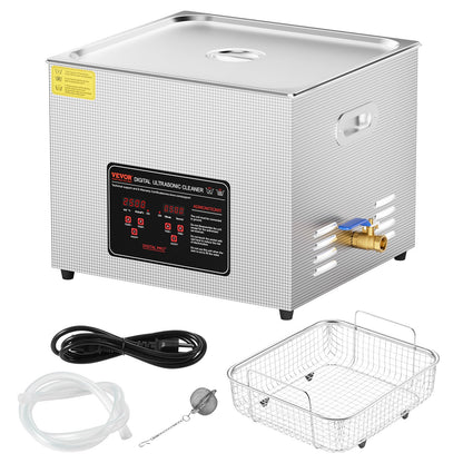 15L Ultrasonic Cleaner with Heating Timer and Digital Sound Machine