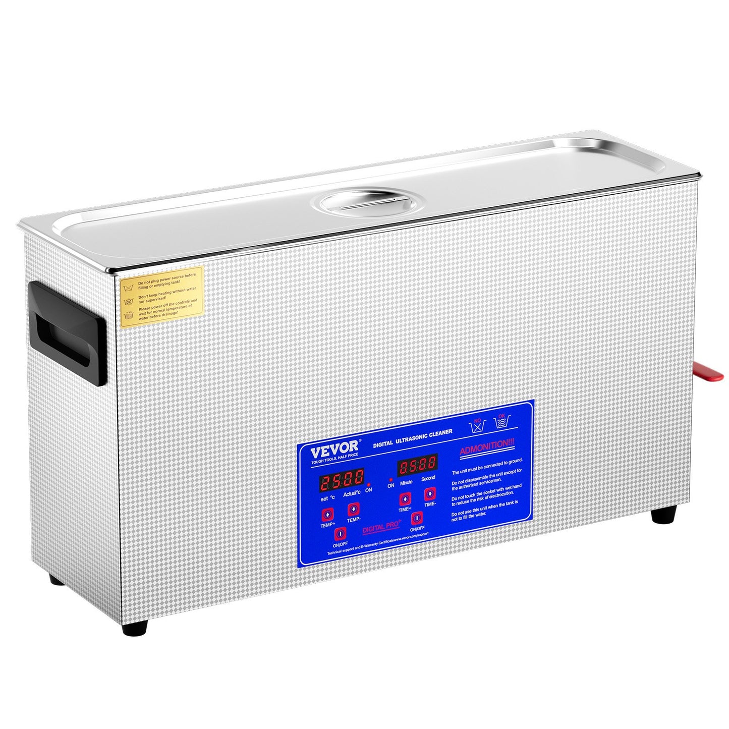 10L Ultrasonic Gun Cleaner 300W Ultra Sonic Cleaner Timer Heating Basket