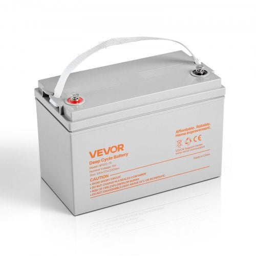 12V 75Ah Deep Cycle Battery, Sealed AGM Technology, Rechargeable Lead Acid AGM Battery, Backup Replacement for Scooters, Electric Mobility Wheelchair, Solar System Off-Grid Home Energy Storage