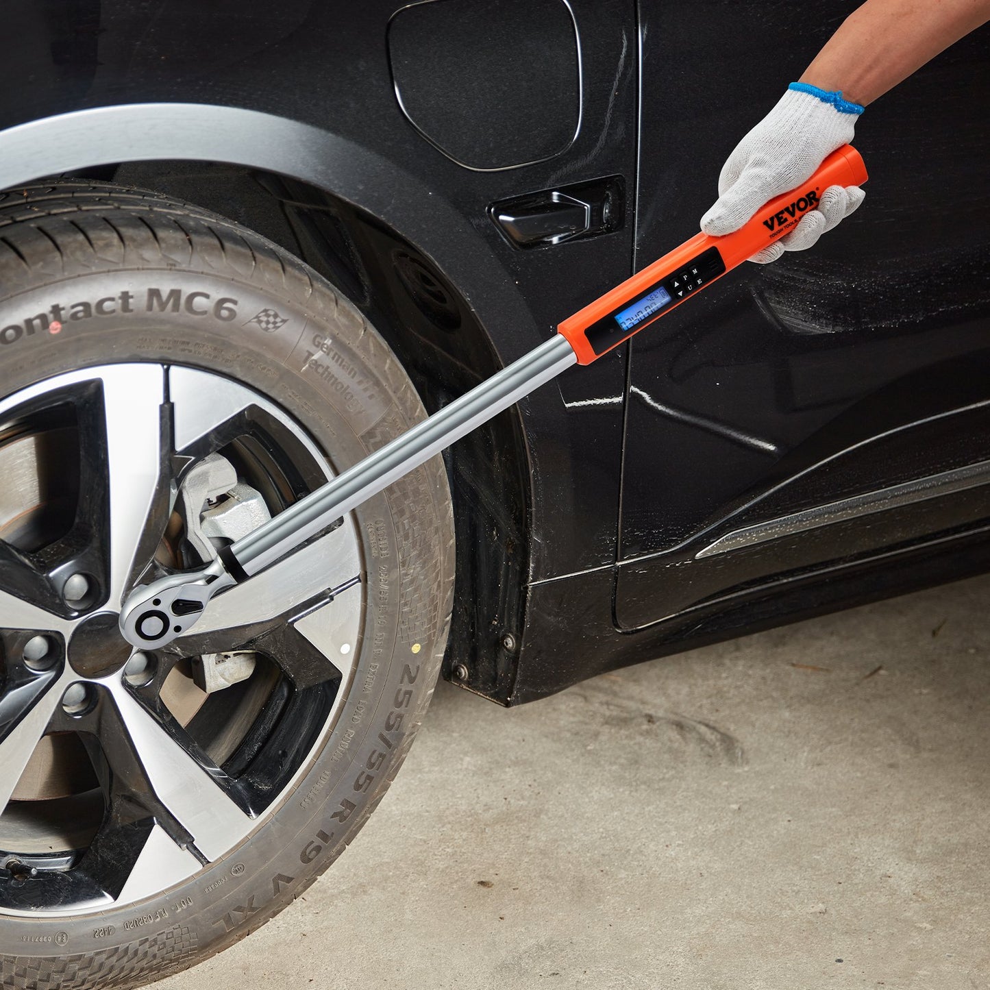 Digital Torque Wrench, 1/2" Drive Electronic Torque Wrench, Torque Wrench Kit 25-250ft.lb/34-340n.m Torque Range Accurate to ±2%, 3-Mode Adjustable Torque Wrench Set with LED Buzzer Calibration