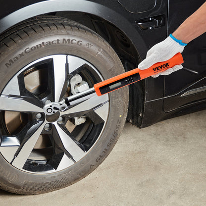 Digital Torque Wrench, 3.7-37ft.lb/5-50n.m 3/8" Drive Electronic Torque Wrench, Torque Wrench Kit Torque Range Accurate to ±2%, 3-Mode Adjustable Torque Wrench Set with LED Buzzer Calibration