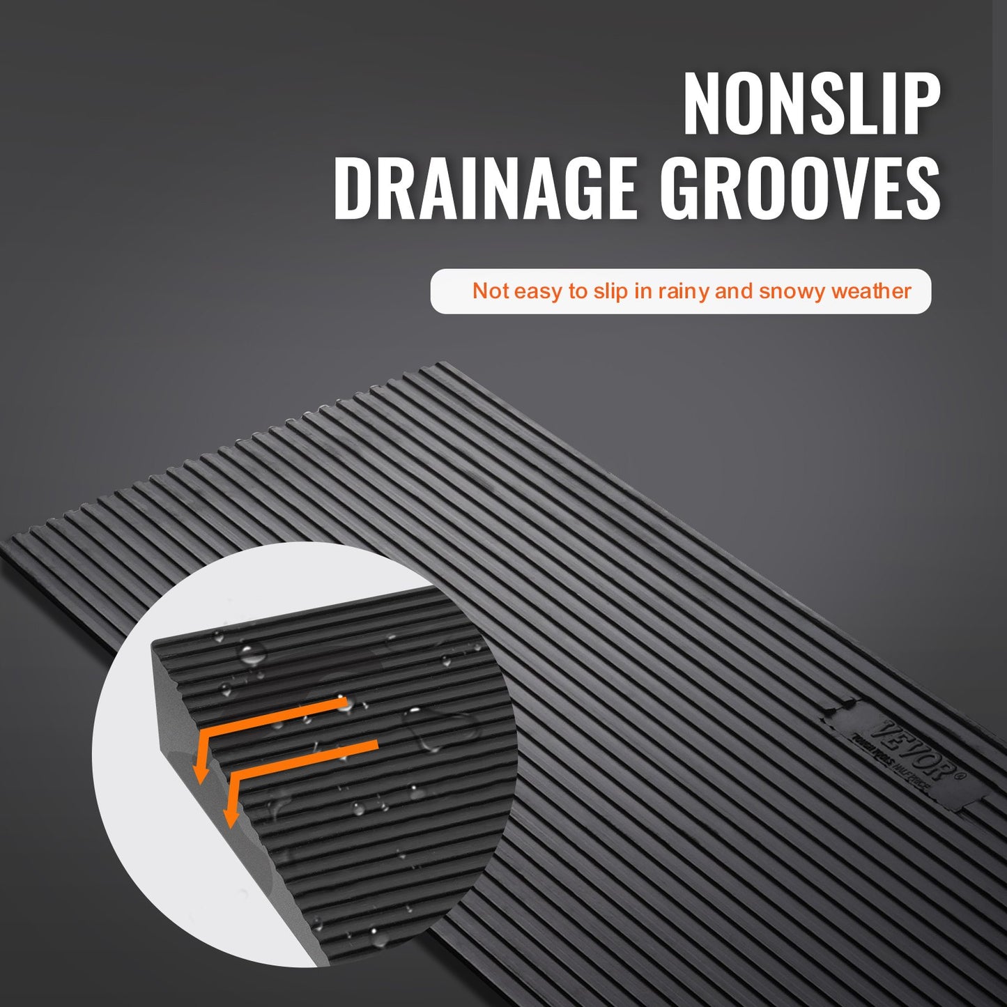 1.6" Rise Cuttable Threshold Ramp for Sweeping Robot, 35.4" Wide Natural Rubber Wheelchair Ramp, Non-Slip Solid Rubber Ramp with Double-Sided Tape for Doorways, Driveways, Bathroom, Smooth Tile