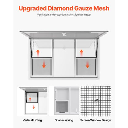 152x92 cm Servierkiosk für Imbisswagen, Markise