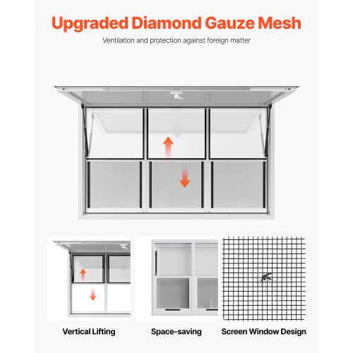 152x92 cm Servierkiosk für Imbisswagen, Markise