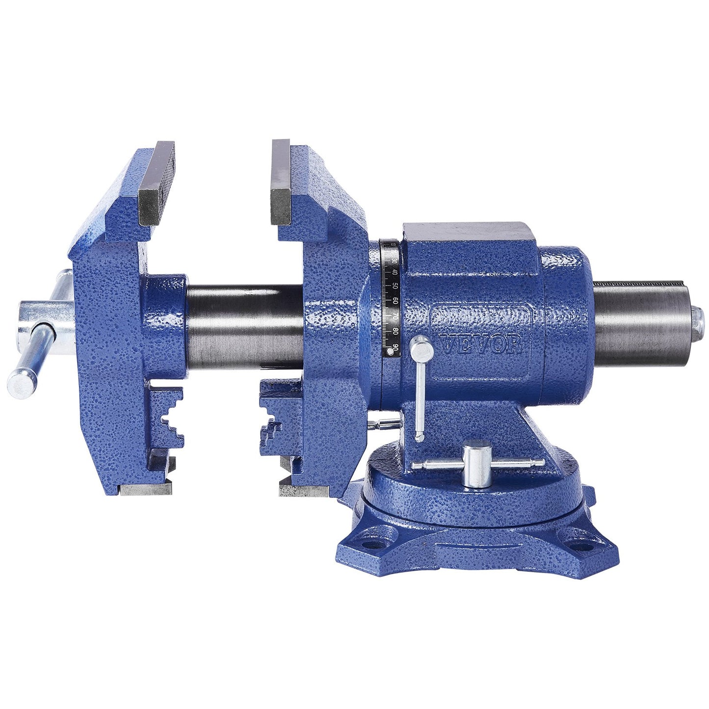 6-1/2" multifunktionsbänkskruvstäd Kraftig segjärn 360° vridbar bas