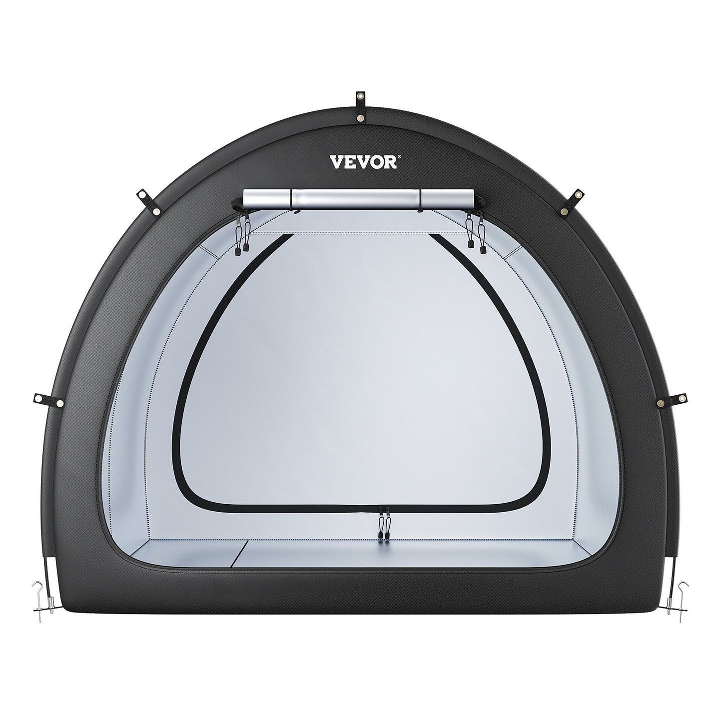 Utomhuscykelförvaringstält Fläktformat vattentätt cykeltält för 5+ cyklar
